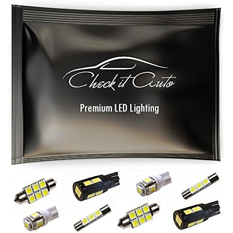 Check it Auto LED Light Kit for 09-14 Acura TSX Interior Reverse Package 12pc Cover
