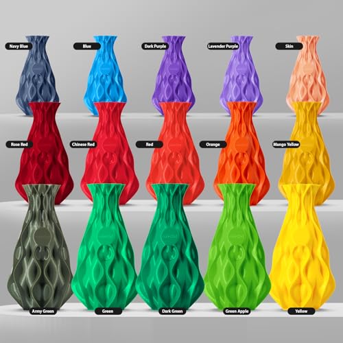 Image of ERYONE PLA Filament 3D Printer PLA Filament 1.75mm + /- 0.03mm, PLA Filament 1KG Cardboard Spool(2.2LBS), Dark Green