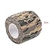 AIRSSON 6 Rolls Camo Tape Camouflage Form Wrap 1.96'' x 177'' Self-Adhesive Camo Stretch Bandage for Flashlights Bicycle Camera