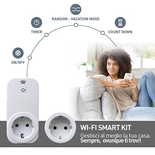 Electraline 48505 Presa Intelligente WiFi Smart