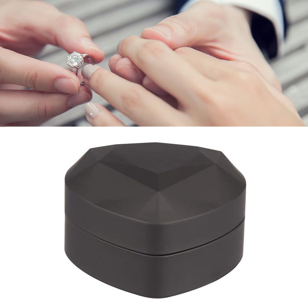 Scatola Anelli Con Luce A LED Rossa, Scatola Per Anello Con Luce - Foto 6