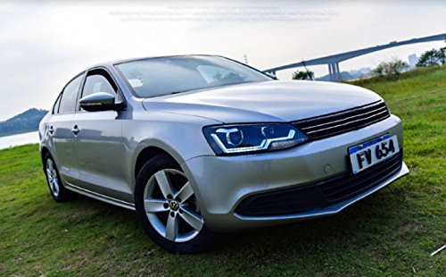 GOWE Stylizacja samochodu do VW Jetta 2012-2017 reflektor LED reflektor DRL obiektyw podwójny strumień H7 HID Xenon bi obiektyw ksenonowy Temperatura barwowa: 4300 K Moc: 35 W