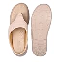 ORTHO CLUB Orthopedic Slippers for Women | Cloud-Soft Cushioned Flip Flops | Anti-Slip Sole | Lightweight Comfort Sandals for Home, Office & Outdoor WSP_67_CREAM_4 gallery image