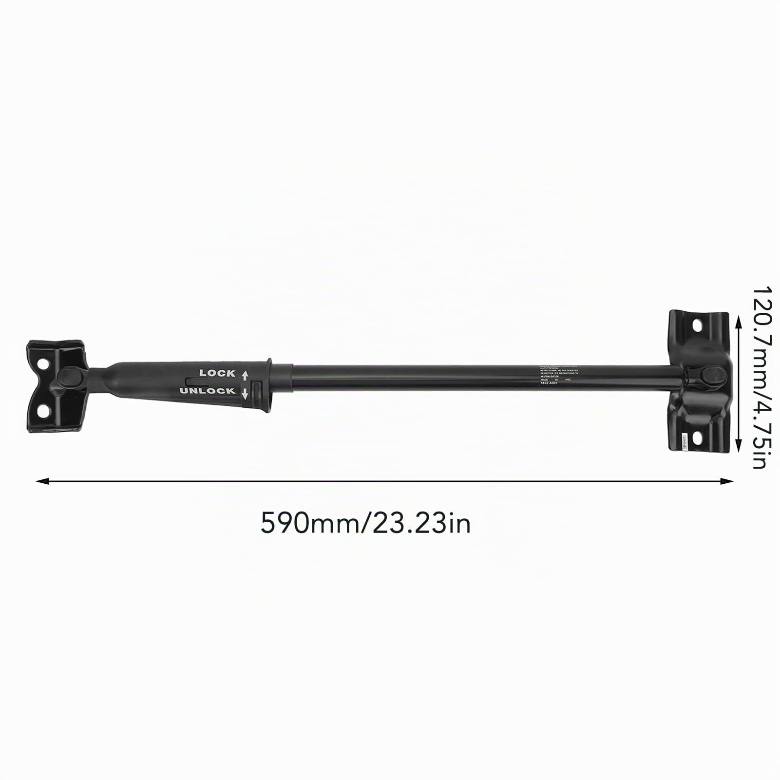 KIMISS Support de Hayon, 5822A001 Butée de sécurité de Porte Arrière Amortisseur de Coffre Arrière de Remplacement pour PAJERO