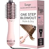 L'ANGE HAIR Le Volume 2-in-1 Titanium Blow Dryer Brush | Hot Air Brush for Hair...