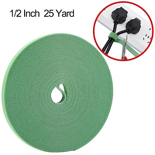Serre-câbles double face auto-agrippant vert 22 m en textile haute résistance durable - 3