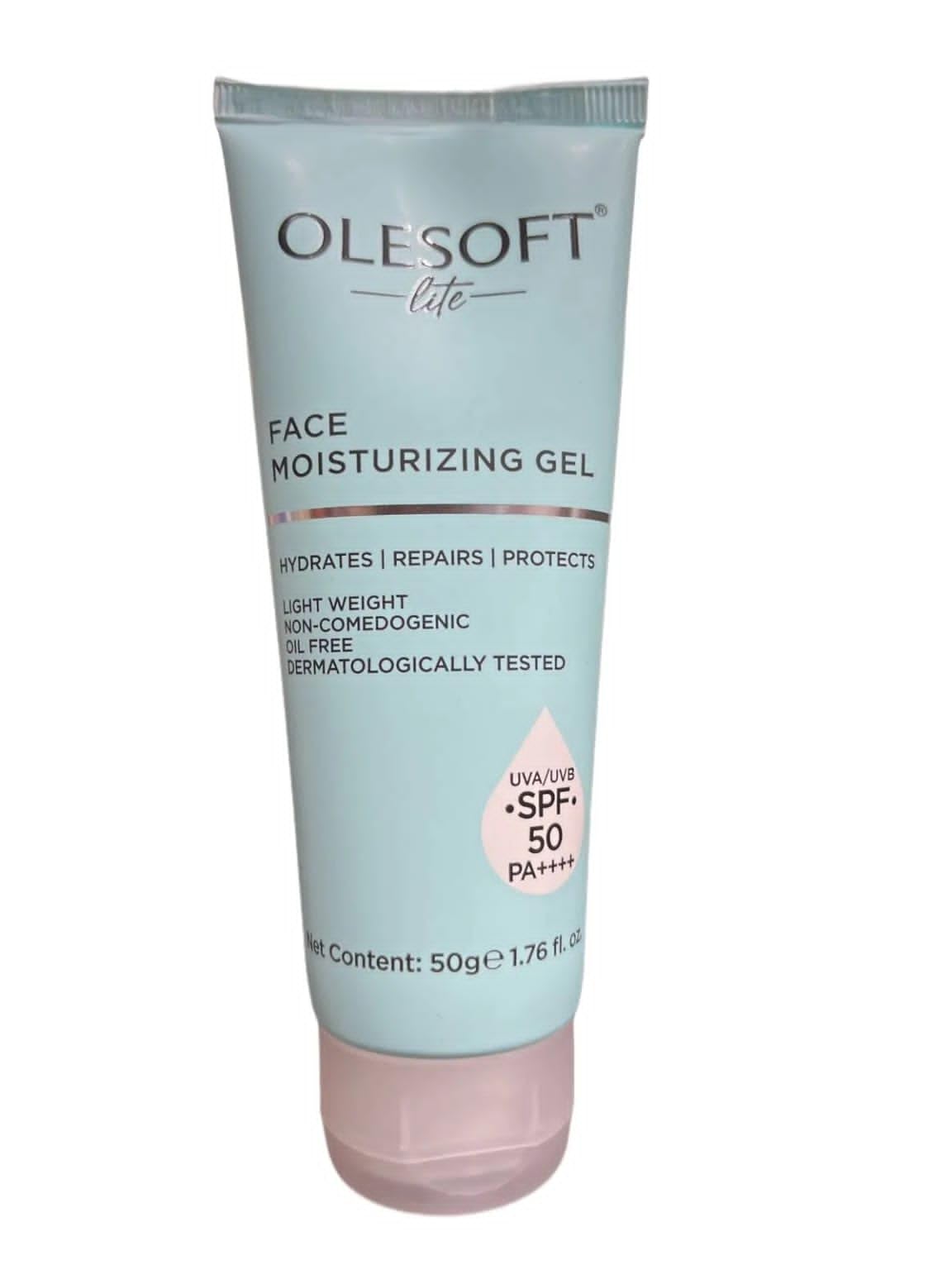 Olesoft Lite Face Moisturizing Gel spf 50 pack of 1