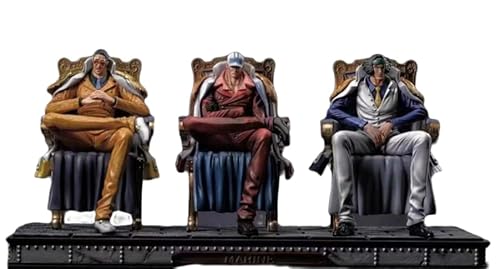 予約坐姿海軍三大将フィギュアエフェクト台座 ガレージキット BTスタジオ限定輸入品 樹脂POLYSTONE製 塗装済み完成品 スタチュー (3人セット) [並行輸入品]