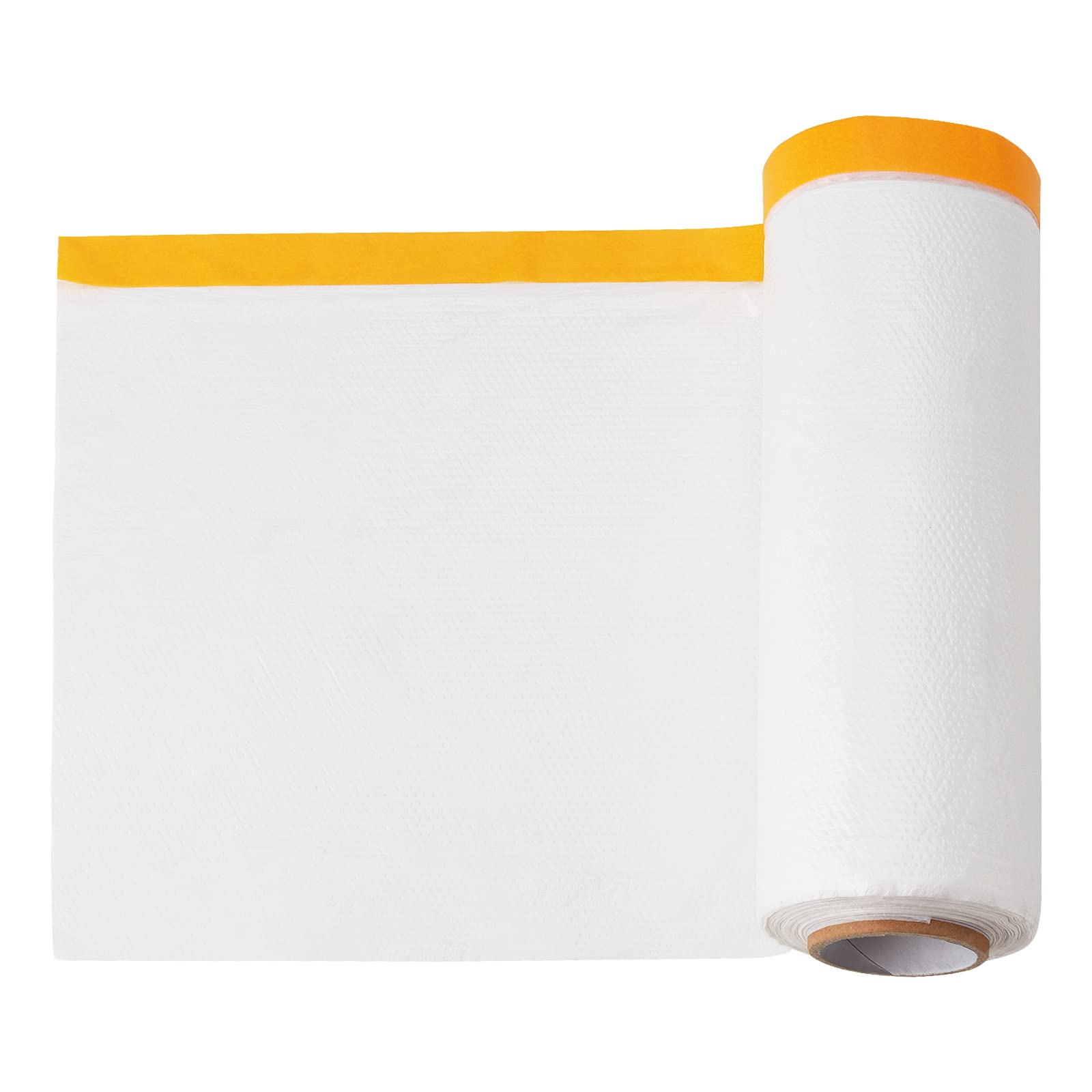 PINGEUI 10 Rotoli Pellicola Adesiva per Mascheratura, Plastica Film per Mascheratura con Nastro Adesivo, Telo Imbianchino Copritutto Protettivo per Lavori, Mobili, 55cm x 20m, 110cm x 20m