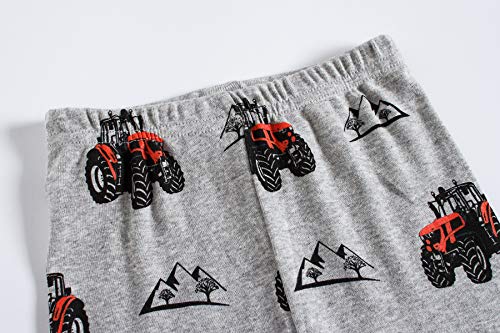 Image of KikizYe Little Big Boys Long Sleeve Pajama Sets 100% Cotton Pjs