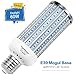 FanNicoo LED Corn Light Bulb 500W Equivalent 60W 5500Lumen 6500k E39 Mogul Base LED Corn Bulb Large Area Cool Daylight White Corn Lamp for Indoor Outdoor Garage Warehouse Factory Workshop