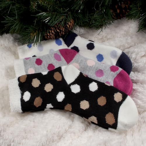 Image of BambooMN Women's Double Layer Thick Cabin Winter Socks - 3 Pairs