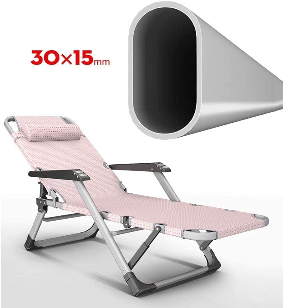 Chaise pliante inclinable réglable contre le mal de dos avec coussin - 3