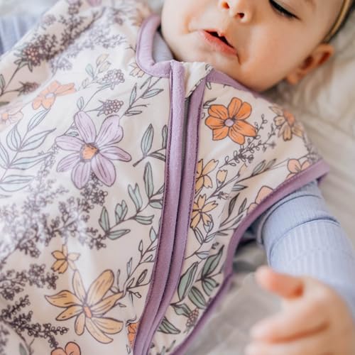 Image of Premium 3-Layer Knit Sleep Bag 1.7 TOG inchFlora inch by Copper Pearl