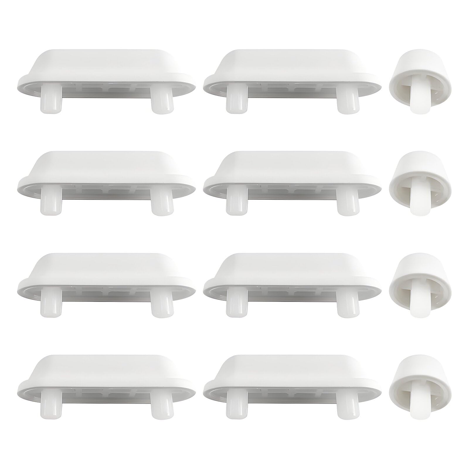 Toilet Seat Buffers, 12Pcs Universal Anti-Slip Shock-Absorbing Toilet Seat Cushioning Pads-Feets Bumpers for Most Types of Toilets, Toilets Seats Bumper Pad for Home and Commercial