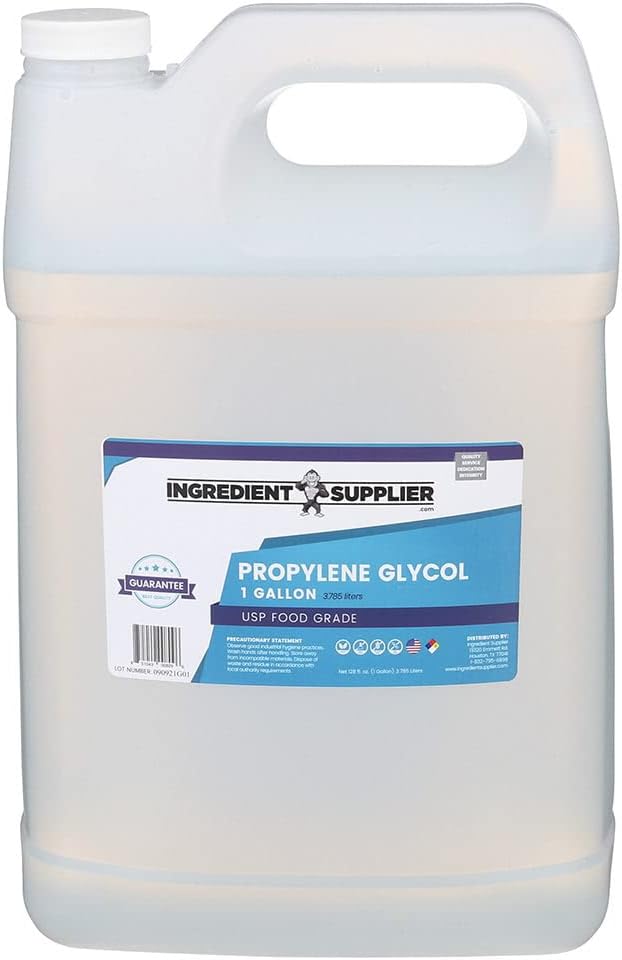 Propylene Glycol - 1 Gallon (128 oz.) - USP Food and Pharmaceutical Grade - Highest Purity - Manufactured and Packaged in The USA