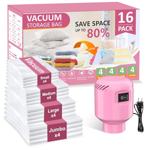 16 Pack Vacuum Seal Bags with Pump