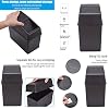 Car Trash Can with Lid Small Plastic Waste Container Mini Leak Proof Trash Bin Vehicle Garbage Organizer for Auto Car, Home, Office