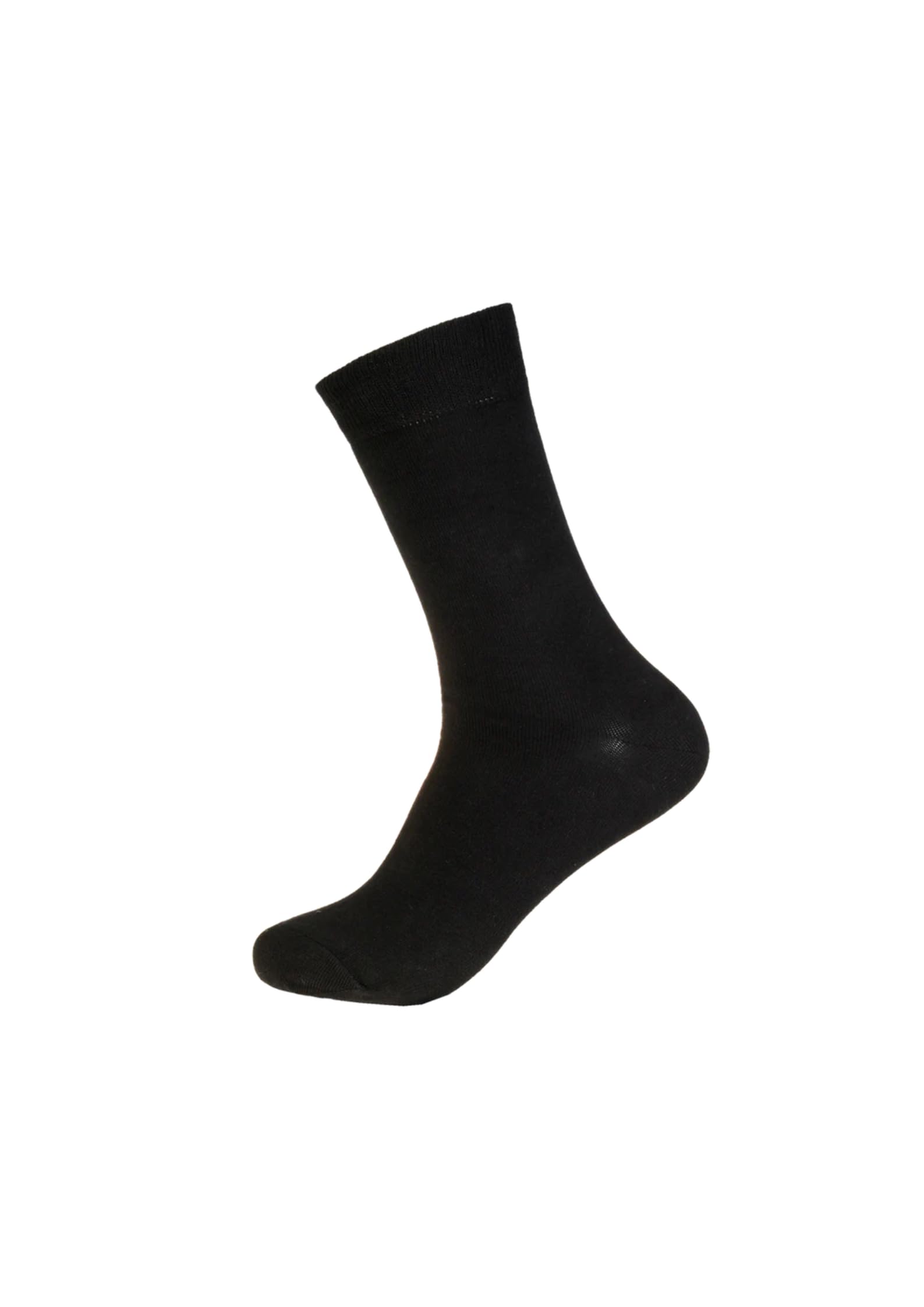 Frio Men's Black Business Classic Plain Sock 6-11