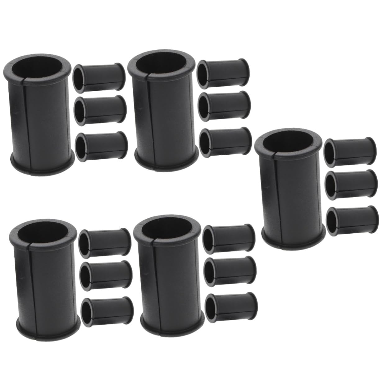 UKCOCO 20pezzi Coprimicrofono Gomma Manicotto Antivento Per Registrazione Riunioni e Palcoscenico Design Elegante e Facile Da Installare Accessorio Gomma Premium Per Microfoni