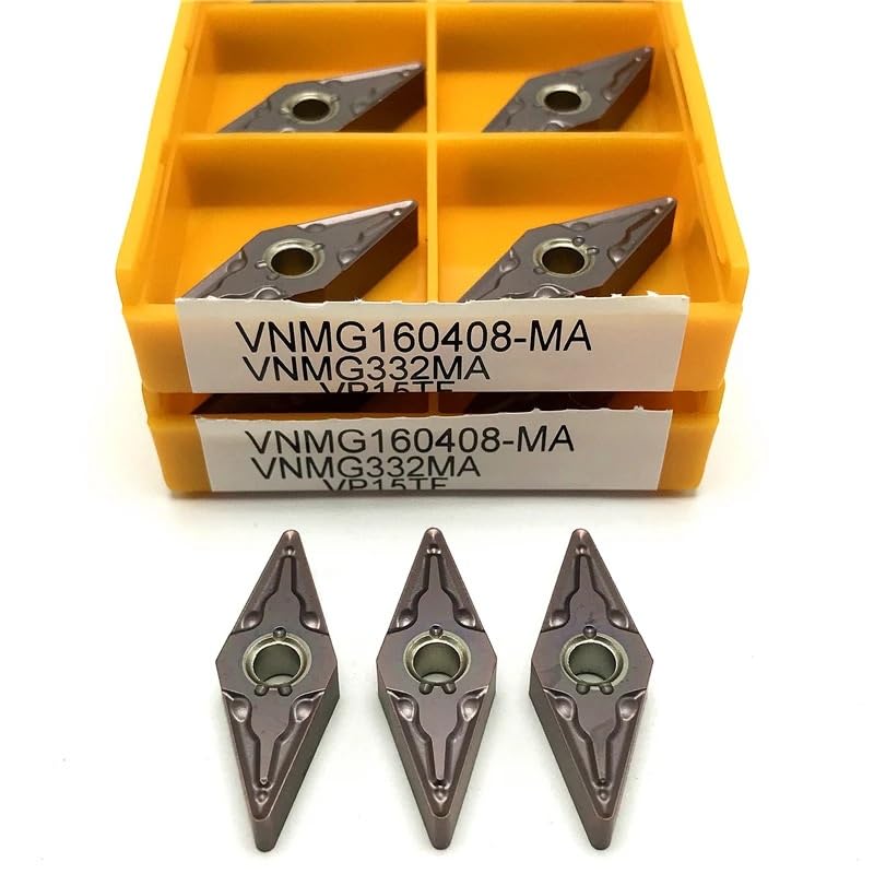10 piezas VNMG160404 VNMG160408 herramienta de torneado miniatura 4