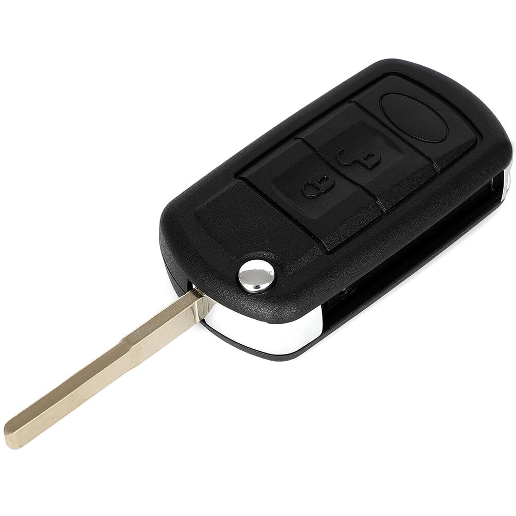 ECCPP 15K6014CFFTXA Keyless Entry Remote Shell Car Key Fob Case Replacement for 2005-2009 Fit for Land Rover LR3 4.0L 3 Buttons 1-Pack