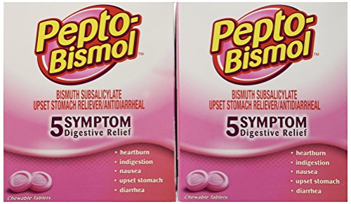 Pepto Bismol Individual Sealed, 50 Count (Pack of 2)