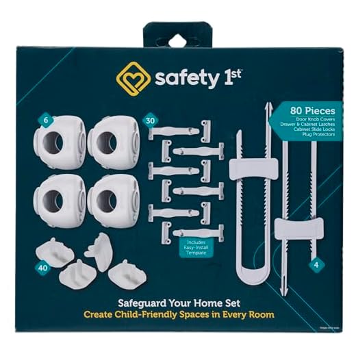 Safety 1st Home Safeguarding and Childproofing Set (80 Pcs), White