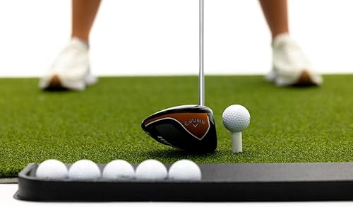 Miniatura 10 de DuraPRO - Tapete de golf residencial de alta calidad, tapete de césped para interiores y exteriores, tapete de postura de golf para profesionales y