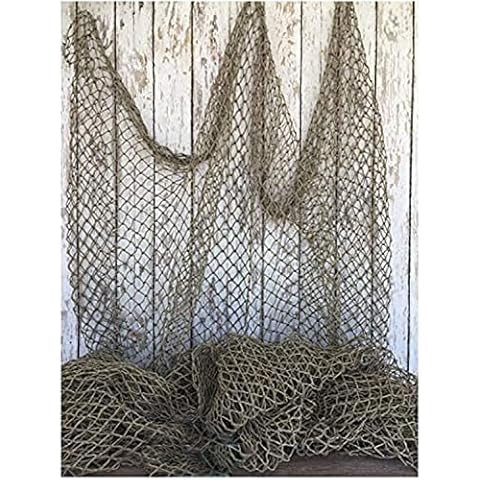 COLIBROX Fishing Net 5'x10' ~ Commercial Fish Netting ~ Old Vintage Decor Cover