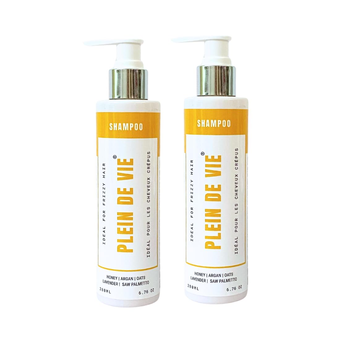 Plein De Vie Frizz Control Shampoo | For Frizzy Hair | Natural Ingredients | Deep Moisturizing | Smoothing & Shine | For Men & Women | 200ml Pack of 2-image-15