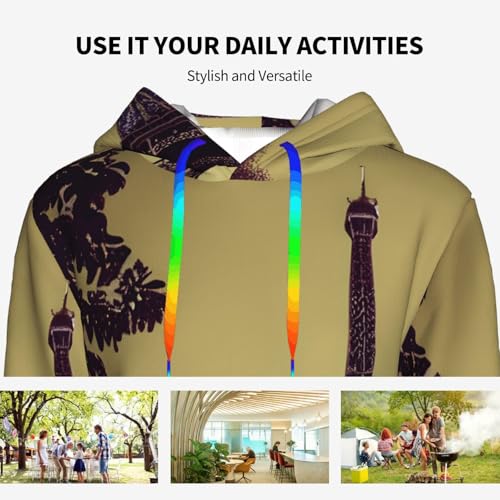 Pull graphique ajusté Tour Eiffel contre le froid sans perdre son style - 7
