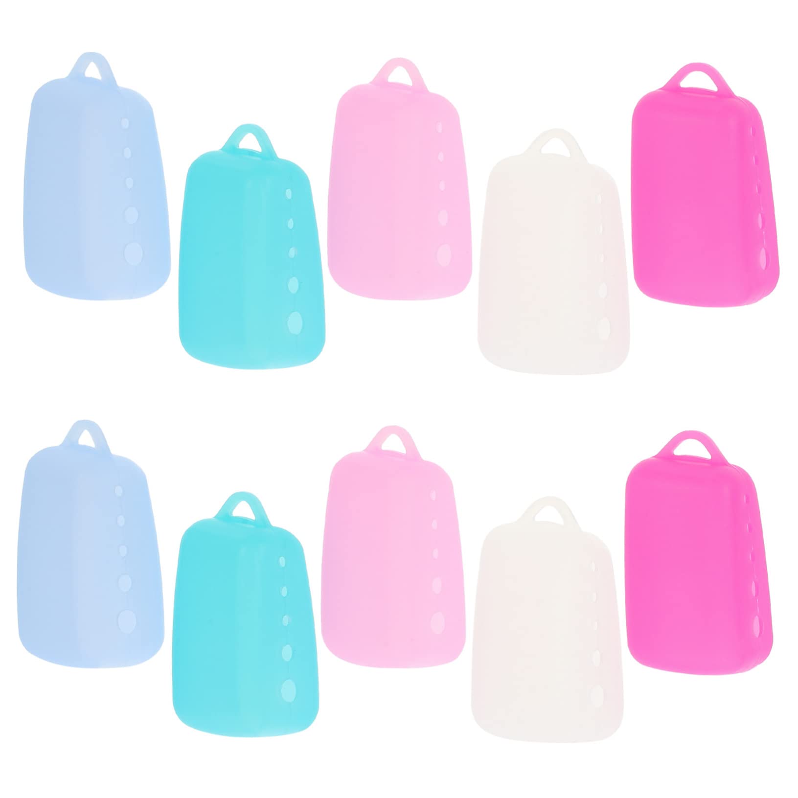 Healeved 10Pcs Toothbrush Caps Travel Cover for Toothbrush Heads Portable and Compact Design for Business Trips Camping and Daily Use