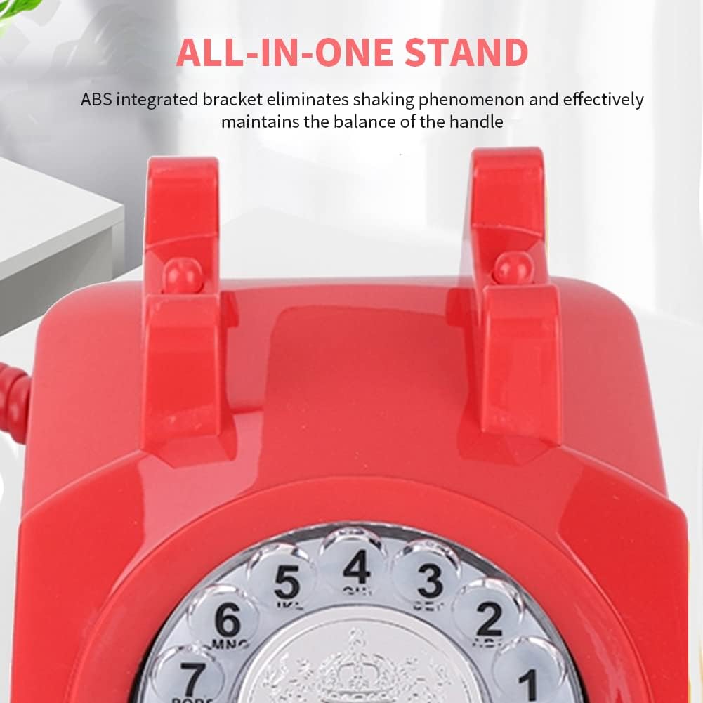 Rеvіеw Dіѕсоunt Bindpo Rotary Dial Telephone, Retro Desktop Telephones Corded Phone for Home and Office Decoration,Telephone Line Powered, Classic Style Vintage Rotary Dial Phones, Friends Gift(Red) Nеw Arrіvаlѕ Bindpo Rotary Dial Telephone, Retro Desktop Telephones Corded Phone for Home and Office Decoration,Telephone Line Powered, Classic Style Vintage Rotary Dial Phones, Friends Gift(Red)