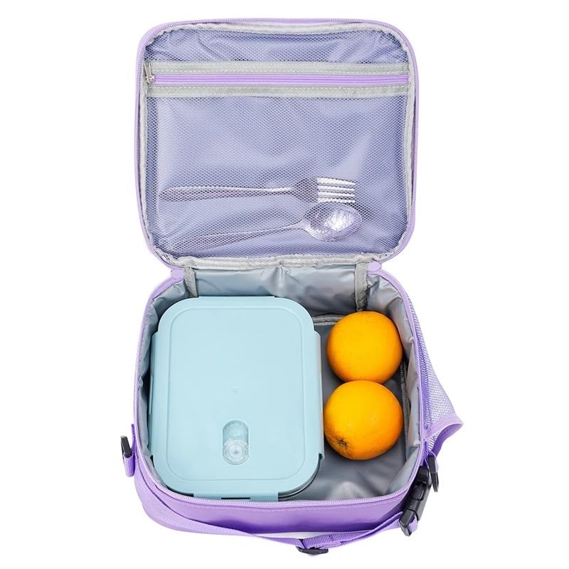 Bolsas de almuerzo for mujeres y hombres con bolsa de almuerzo con aislamiento, bolsa térmica portátil que contiene loncheras, botellas de agua y refrigerios. Mantiene la comida fresca y fresca for el