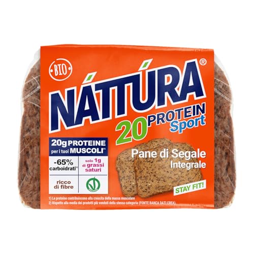 NATTURA PROTEIN SPORT Pane di Segale Integrale, Pane Integrali Ricco