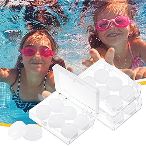 Silicone Ear Plugs for Sleeping Noise Cancelling Earplugs Soft Reusable Moldable Silicone Earplug Sound Blocking Ear Plugs Noise Cancelling Earbuds for Sleeping, Swimming, Work, Airplane(18pcs) Cover