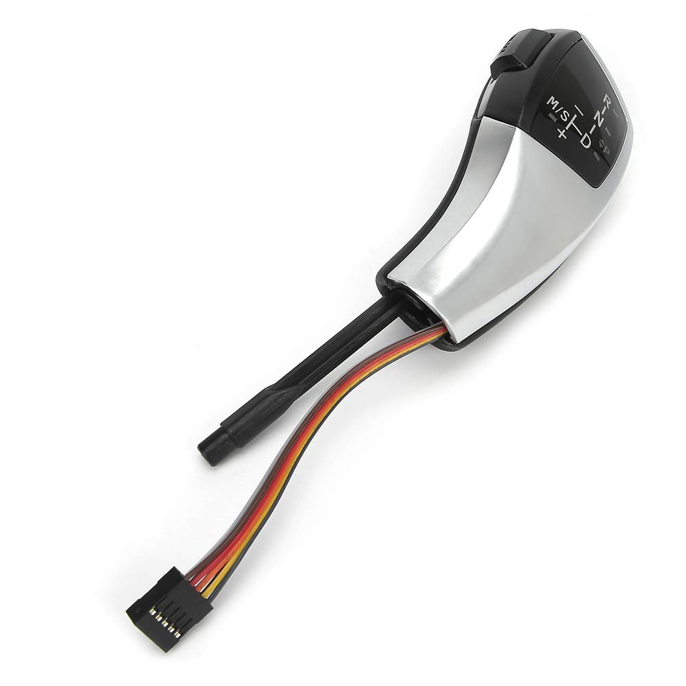 LHD Kit De Retroadaptación De Perilla De Cambio De Marchas LED Automática Para BMW E90 E92 E84 E89, Perilla De Palanca De Cambios De Transmisión Automática (Estilo De Fibra De Carbono