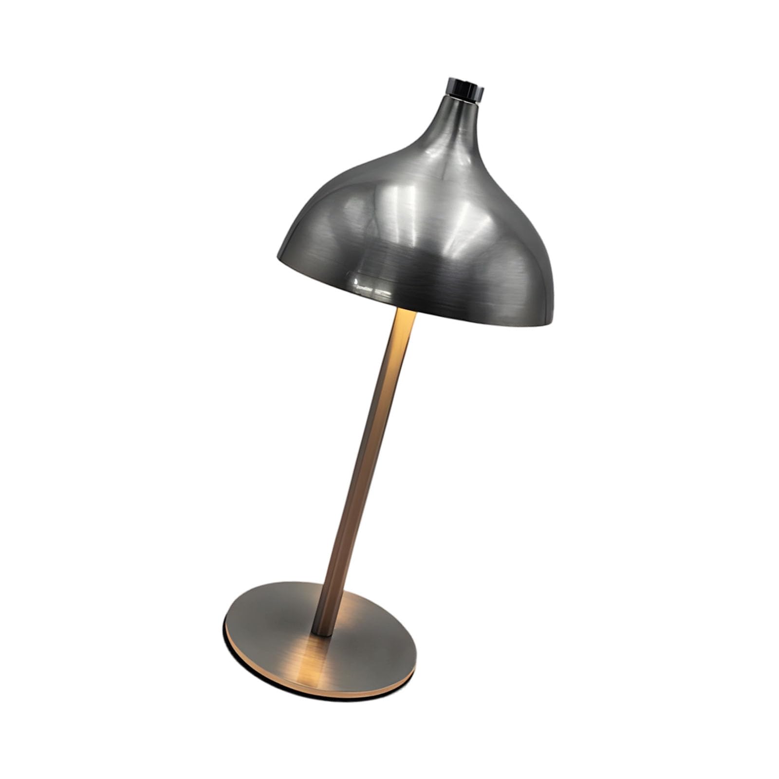 Lampada floreale touch control con design portatile e USB, Silver