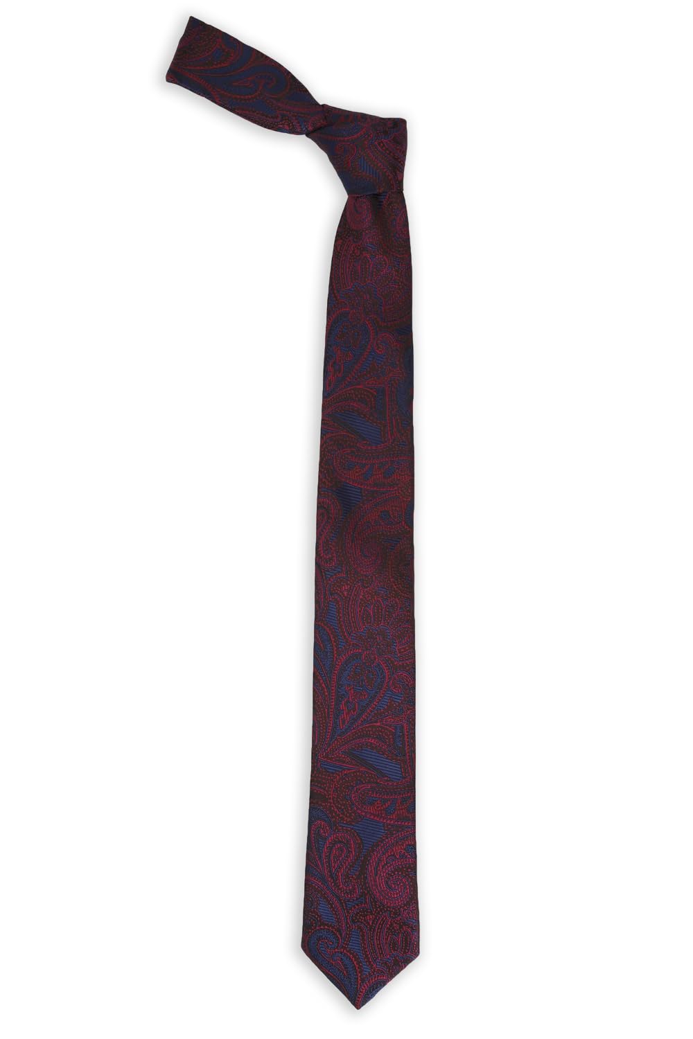 peter england Men Maroon Embroidered Tie-picture-37
