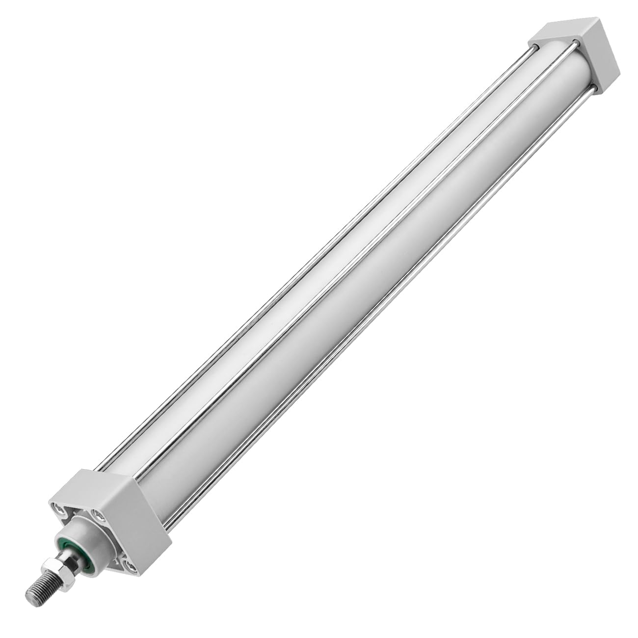 Heschen Pneumatischer Standardzylinder mit Magnetring, SC 40-450-S, PT1/4-Zoll-Anschluss, 40 mm Bohrung, 450 mm Hub, doppeltwirkend