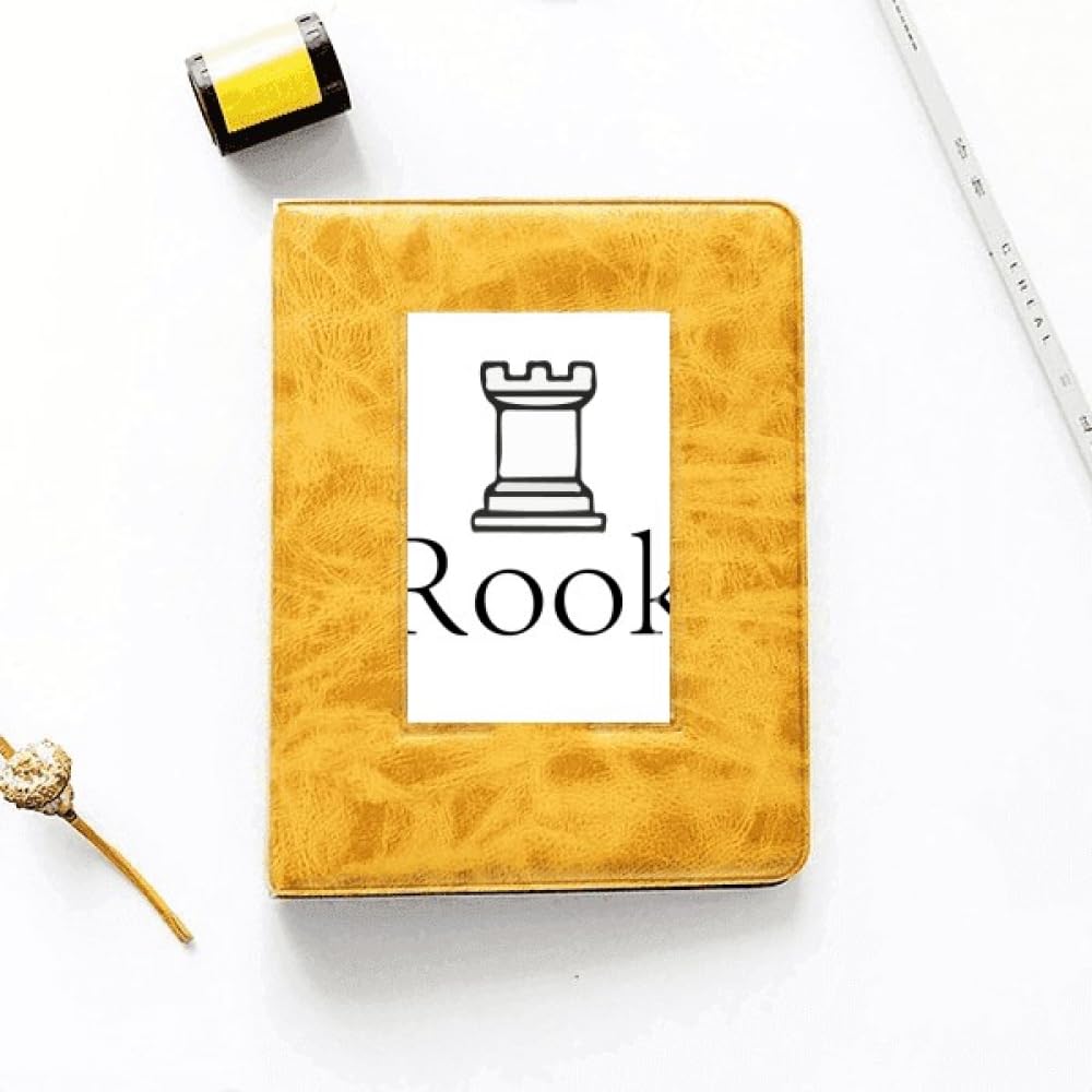 no/no Rook White Word Chess Game Photo Album Family Wedding Picture 4x6