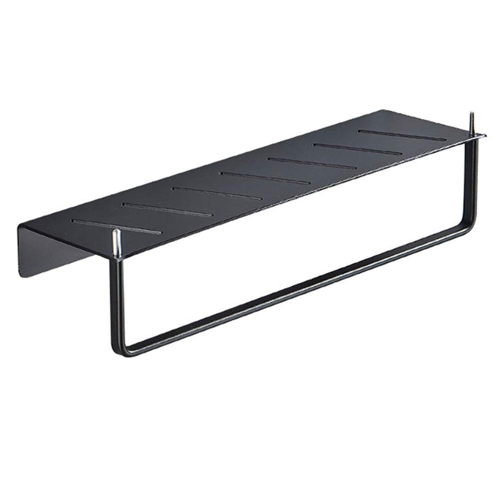 Estante De baño Almacenamiento De baño, Estante De baño Estante De Ducha con Barra para Toallas para Soporte Estante De Cocina Organizador De Almacenamiento Cesta De Almacenamiento De Monta