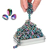 GIMOBOTE Original 300+ Ferrite Putty Colorful, Sensory Stones for Desk & Office Decoration, Adult Fidget Stress Relief, Ferrite Stones Gift Item