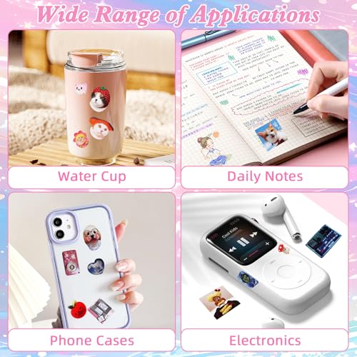 Image of 650Pcs Cute Scrapbook Stickers Travel Y2k Japanese Sticker Book for Adult Kawaii Korean Stickers for Journaling Heisei Retro Aesthetic Sticker Pet Manga Style Decor for DIY Craft Junk Journal Gifts