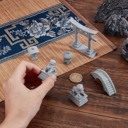NBEADS 6 Pcs Mini Zen Garden Accessories - Image 3