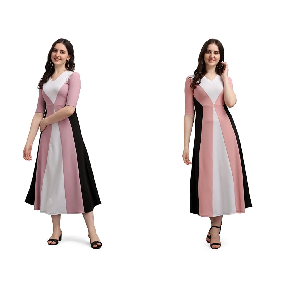 Buy PURVAJA Women's Corduroy Empire Waist Maxi Cocktail Dress