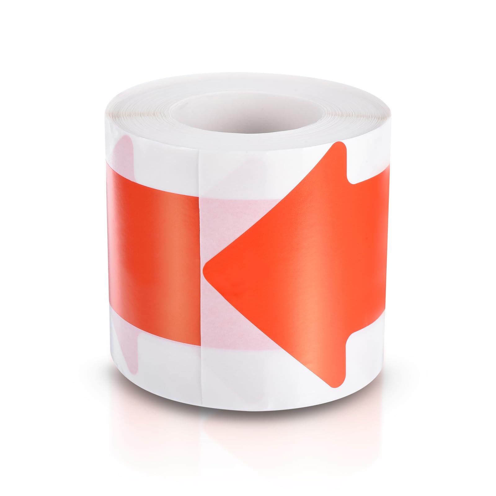 PATIKIL 矢印シールテープ 粘着矢印ステッカー 矢印ラベル 200枚 152 x 76 mm 自己粘着 床マーカー 方向指示 教室倉庫用 レッド