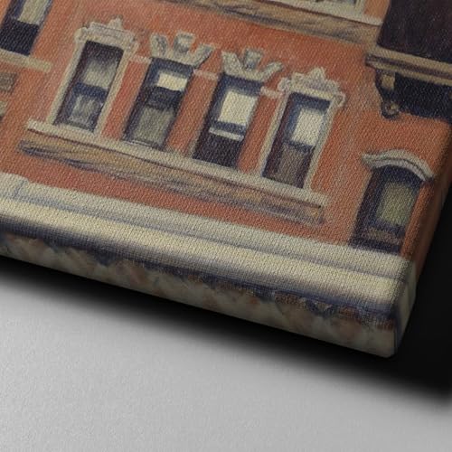 Toile de galerie Edward Hopper From Williamsburg Bridge par Spiffing Prints, format Medium