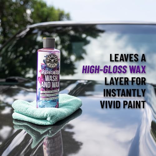 Chemical Guys Extreme Bodywash & Wax Foaming Car Wash Soap - Soap for Foam Cannons, Foam Guns, or Bucket Washes for Cars, Trucks, Motorcycles, RVs, and More, Grape Scent - 64 oz (Half Gallon) - Image 5